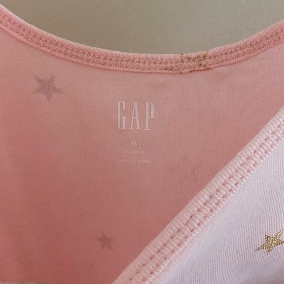 NWT GAP Pink Star-Patterned Women's Tank Top XL - Picture 2 of 3